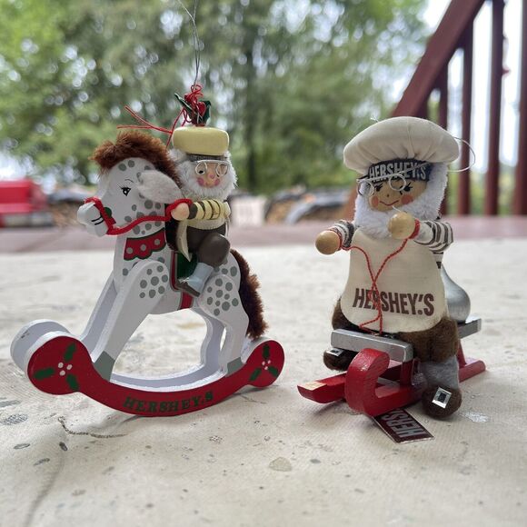 Vintage Set Of 18 Hershey’s Chocolate Christmas Ornaments by Kurt Adler - Picture 12 of 12